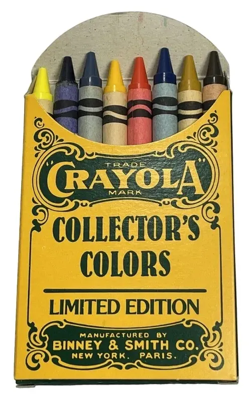 The first box of Crayola crayons